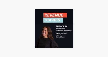 ‎Revenue Diaries: Tiffany Sauder : Hard Decisions, Opportunity & Viral Posts on Apple Podcasts
