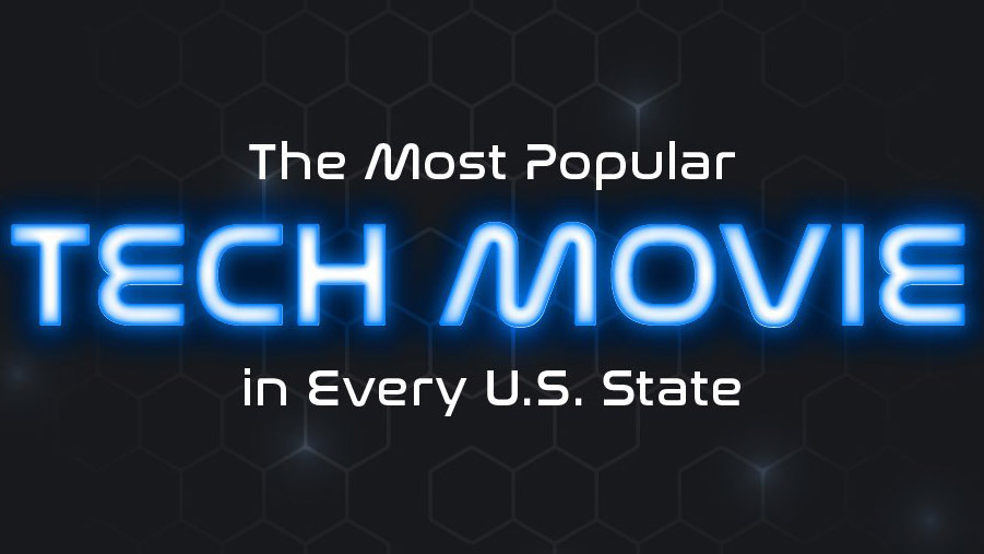 Most Popular Tech Movie in Every State