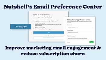 Give Subscribers the Power to Choose With Nutshell's Email Preference Center