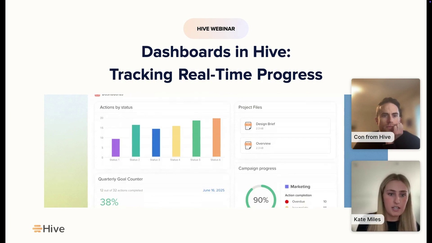 Hive Dashboards: Tracking Real-Time Progress