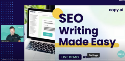 Make SEO Writing Easier with Copy.ai | Live Demo #160