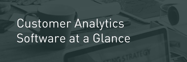 The marketer's guide to evaluating customer analytics software