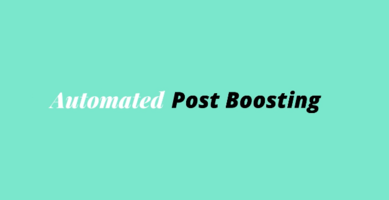 Automatic Facebook Page Post Boosting Magic
