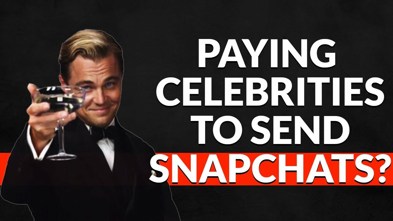 Is Paying Celebrities to Send a Snapchat a Good Idea? (LIKE Cameo) | My First Million Podcast