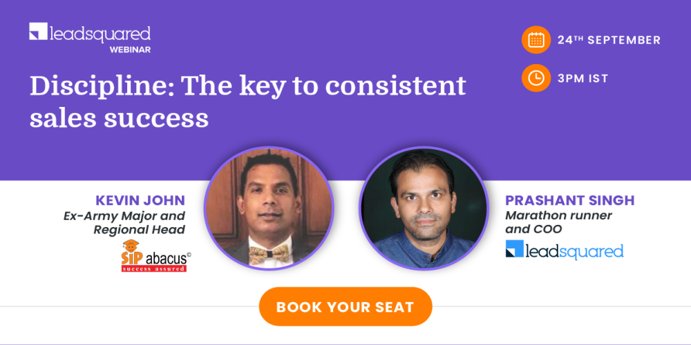 [Webinar] Discipline: The key to consistent sales success