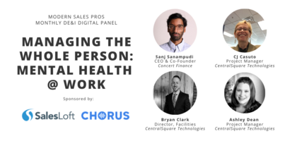 Managing The Whole Person: Mental Health @ Work