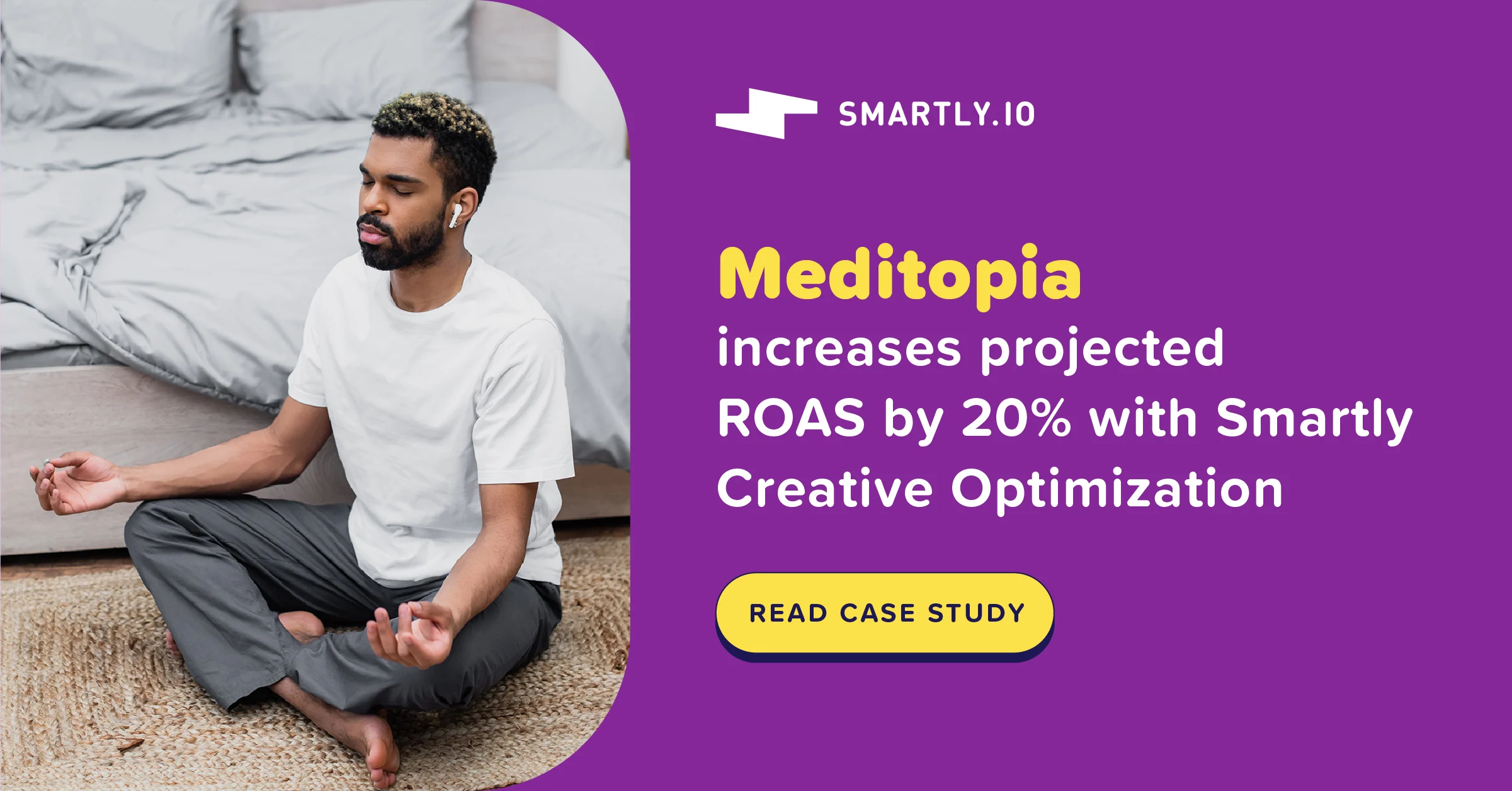 Meditopia increases projected ROAS by 20% with Smartly.io Creative Optimization