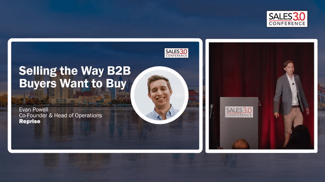 Selling the way buyers want to buy | Evan Powell @ Sales 3.0 Conference