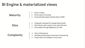 Delivering fast and fresh data experiences with BigQuery BI Engine & Looker