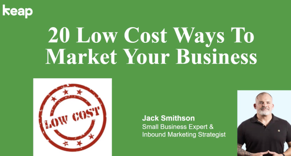20 low-cost ways to market your business