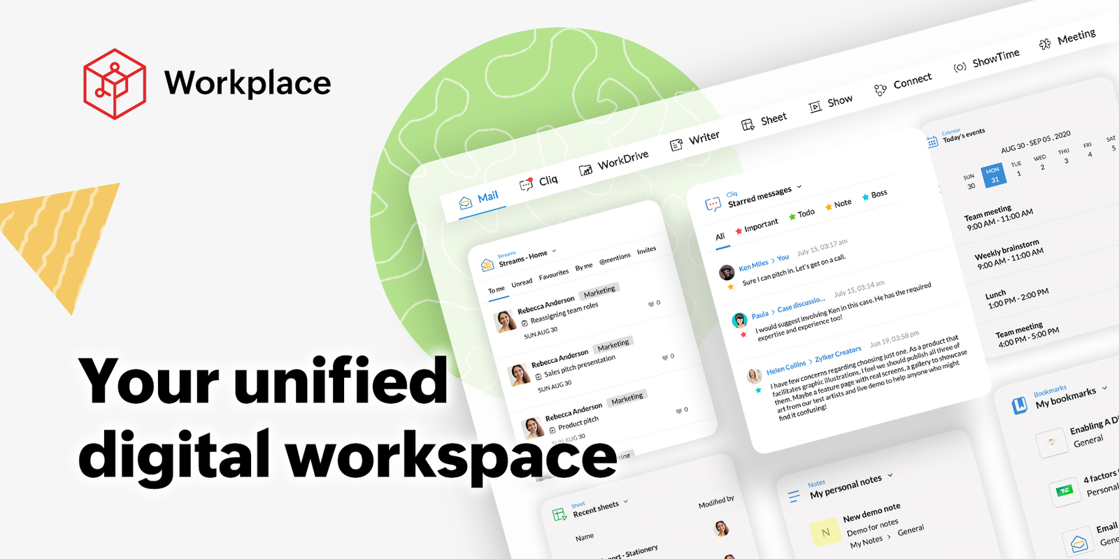 Presenting the new and improved Zoho Workplace-your unified digital workspace