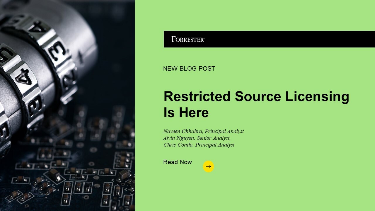 Restricted Source Licensing Is Here