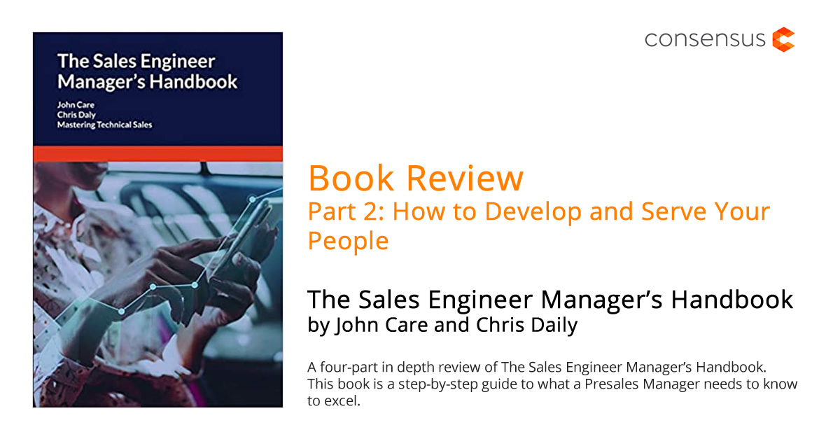 Book Review (Part 2): The Sales Engineer Manager's Handbook