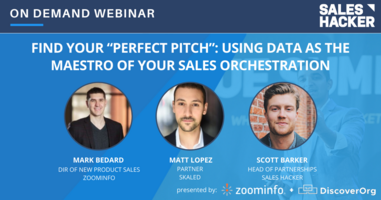 Find Your "Perfect Pitch": Using Data as the Maestro of Your Sales Orchestration