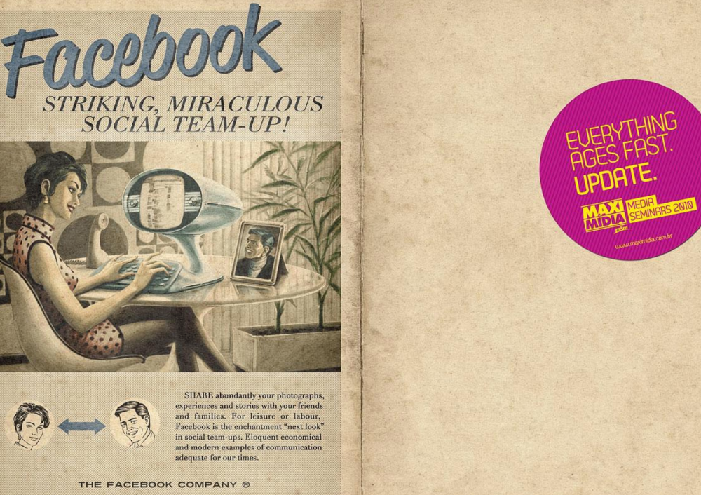 Facebook Vintage Newspaper Ad - Swipe File