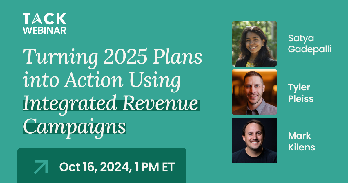 Turning 2025 Plans into Action | Integrated Revenue Campaigns Webinar