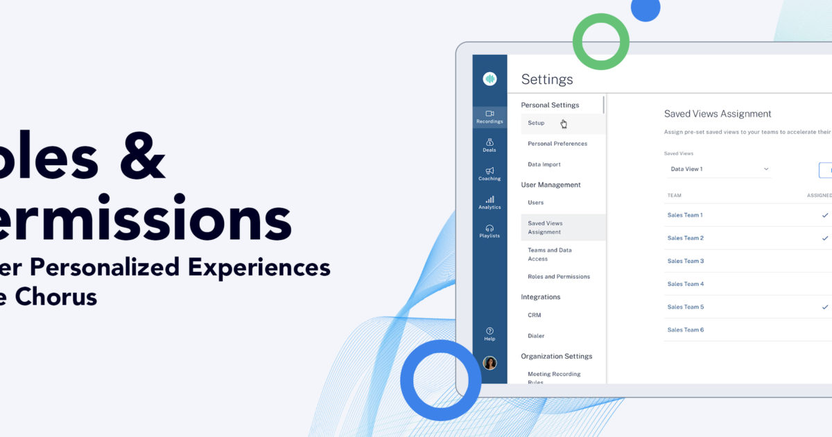 Personalize the Conversation Intelligence Experience for...
