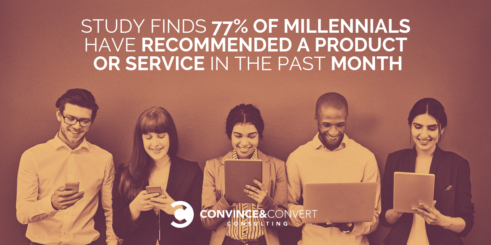 Study Finds 77% of Millennials Have Recommended a Product or Service in the Past Month