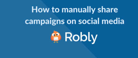How do I manually share my campaign on social media – Video