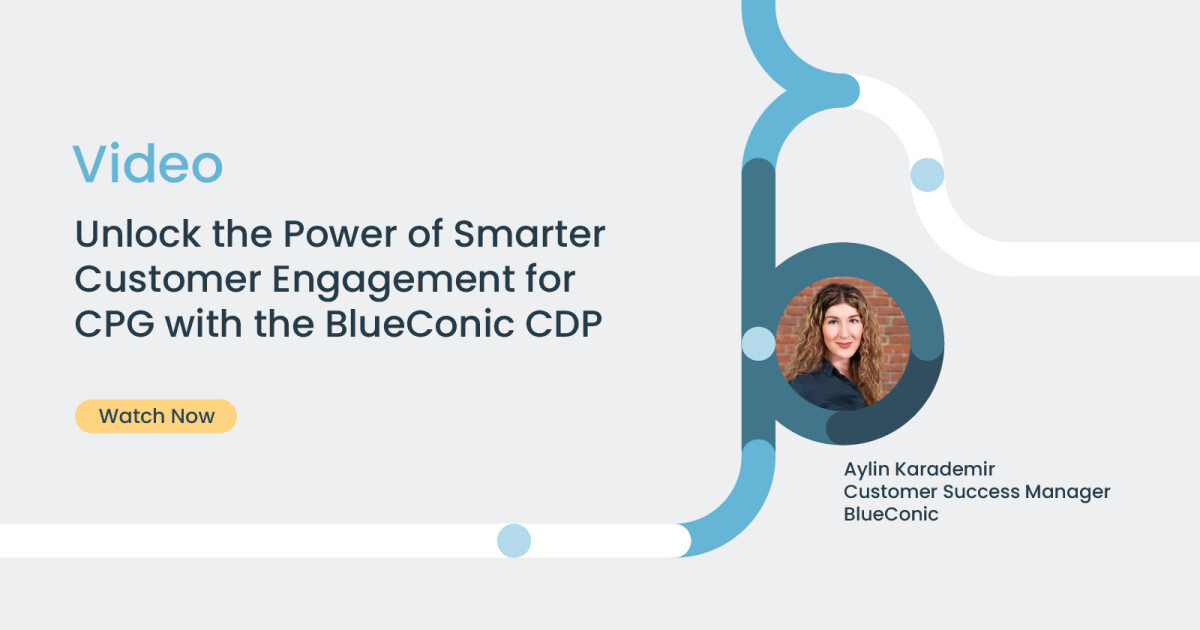 Unlock the Power of Smarter Customer Engagement for CPG with the BlueConic CDP