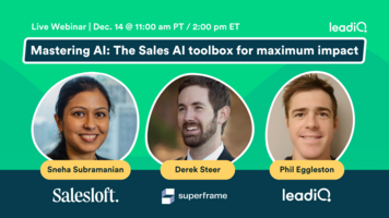 Mastering AI: The sales AI toolbox for maximum impact