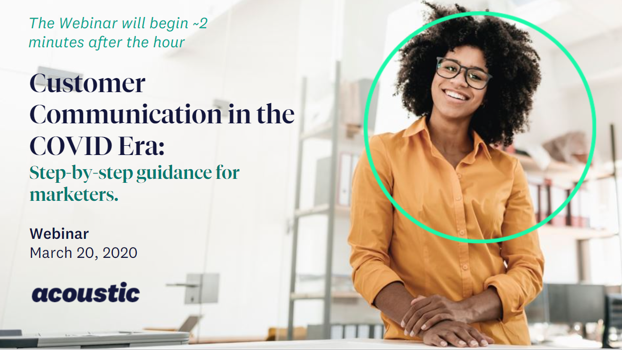 Customer Communication in the COVID Era