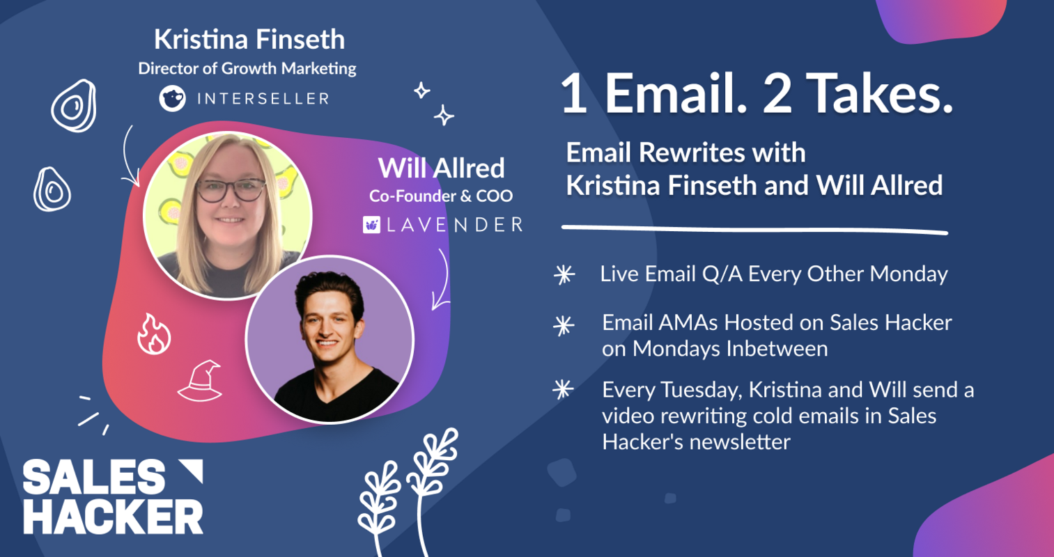 Episode Two: 1 Email. 2 Takes.