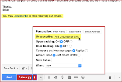 Add an Unsubscribe Link