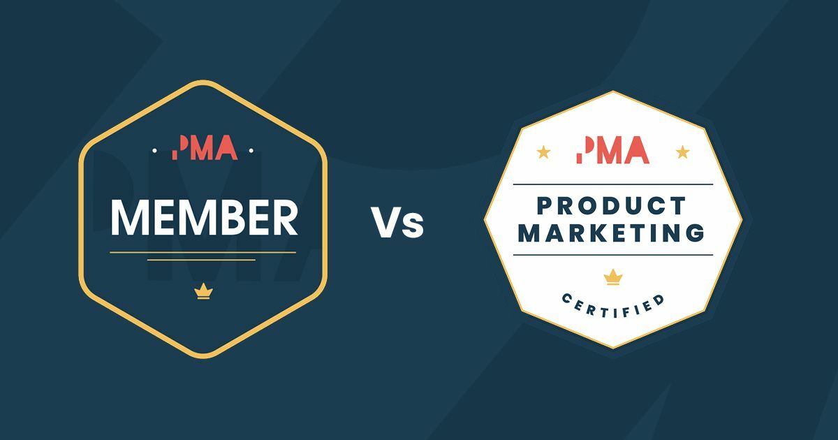 The difference between Product Marketing Core and PMA membership plans