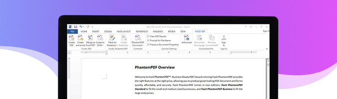 Foxit PDF Creator Add-in gives you advanced PDF Workflows from Microsoft Office - Foxit PDF Blog