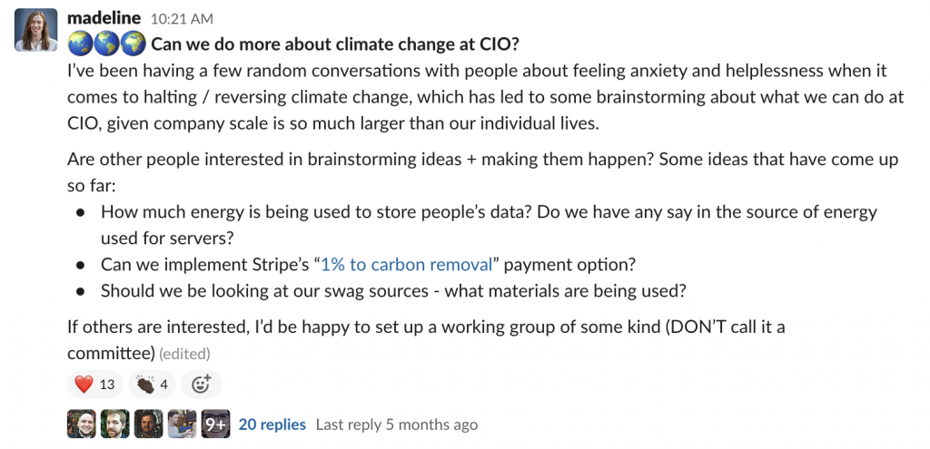 Running a Minimum Viable Climate Audit