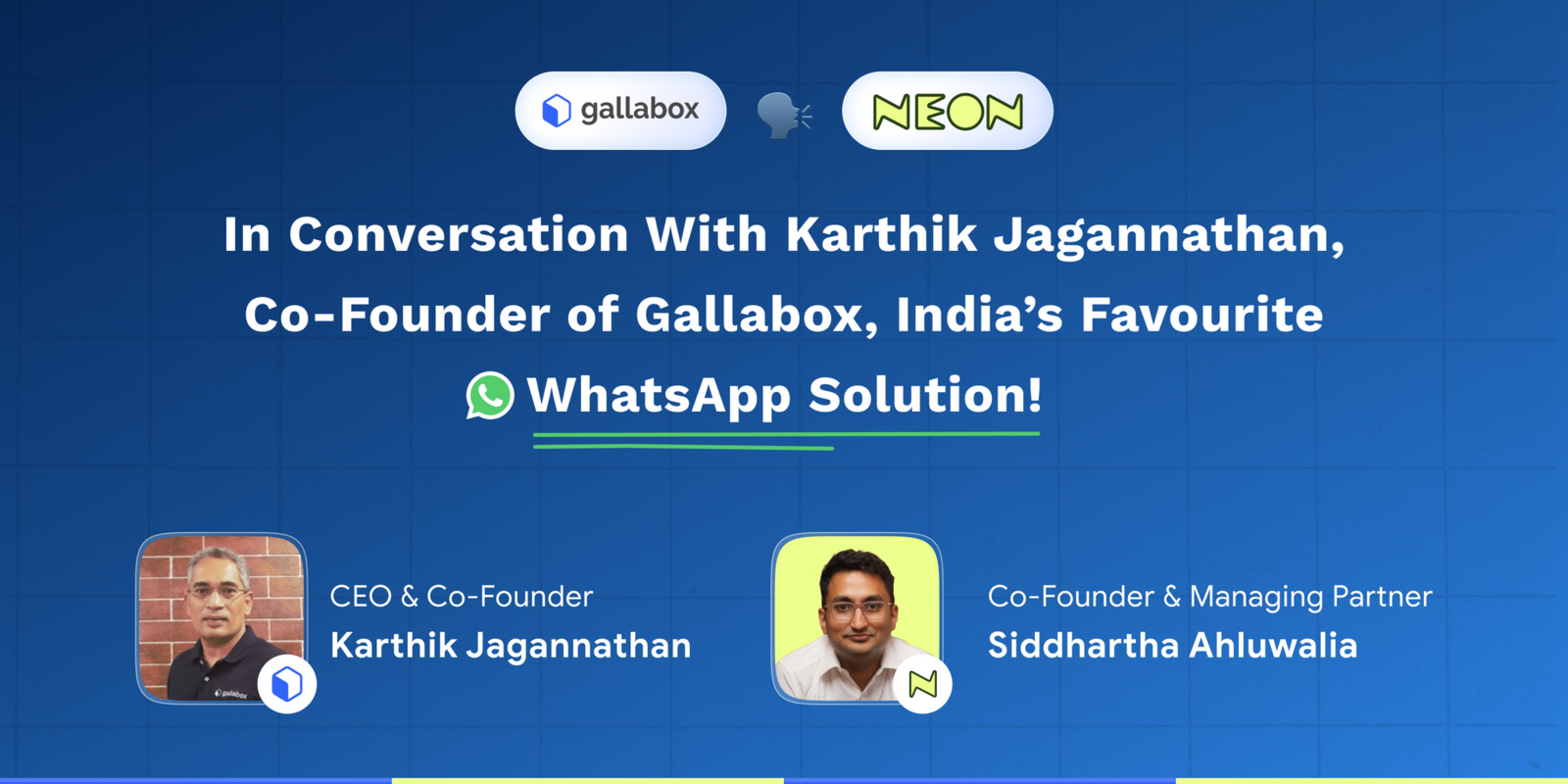 In Conversation With Karthik Jagannathan, Co-Founder of Gallabox, India's Favourite WhatsApp Solution!