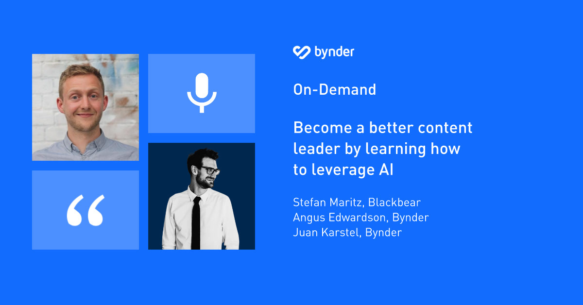 Become a better content leader by learning how to leverage AI