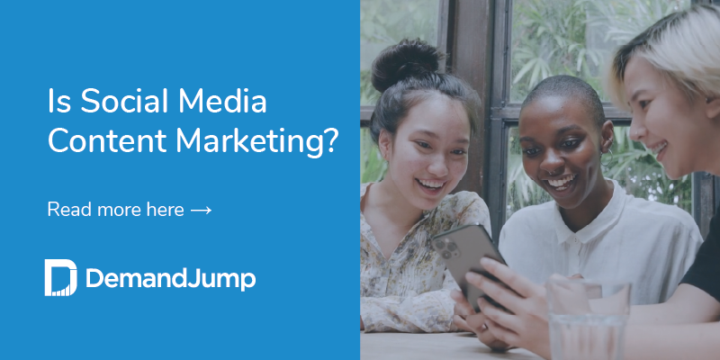 Is Social Media Content Marketing?
