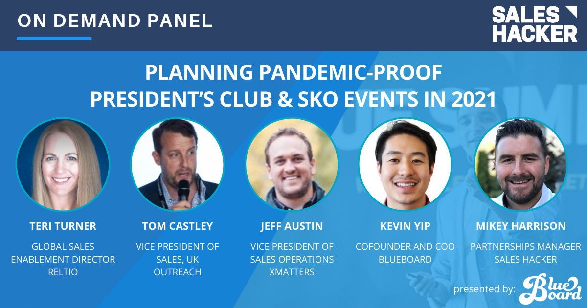 Planning Pandemic-Proof President's Club & SKO Events in 2021