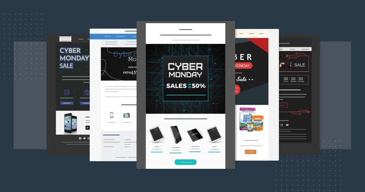 8 Free Cyber Monday HTML Email Templates [2023]