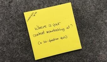 Where is your content marketing at? A 20-question quiz