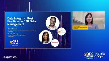 Session: Data Integrity: Best Practices in B2B Data Management