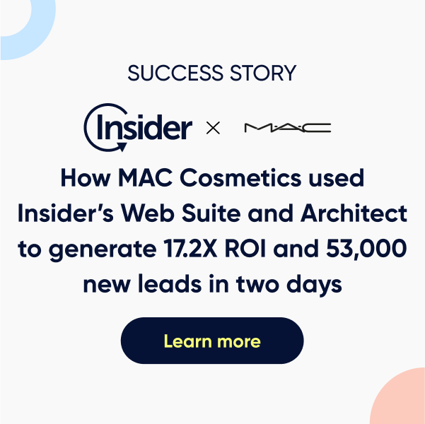 How MAC Cosmetics used Insider's Web Suite and Architect to generate 17.2X ROI and 53,000 new leads in two days