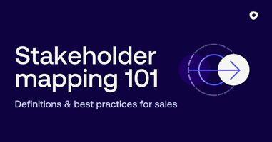 Stakeholder mapping for sales