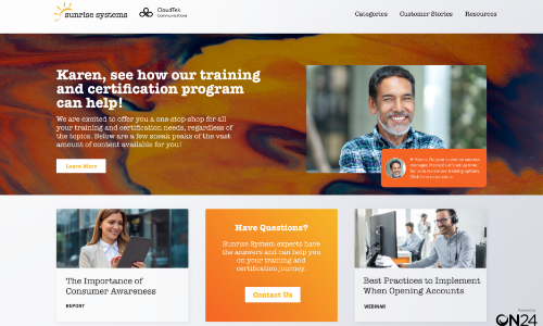 Enterprise information services organization transforms training and certification program with ON24 digital engagement strategy
