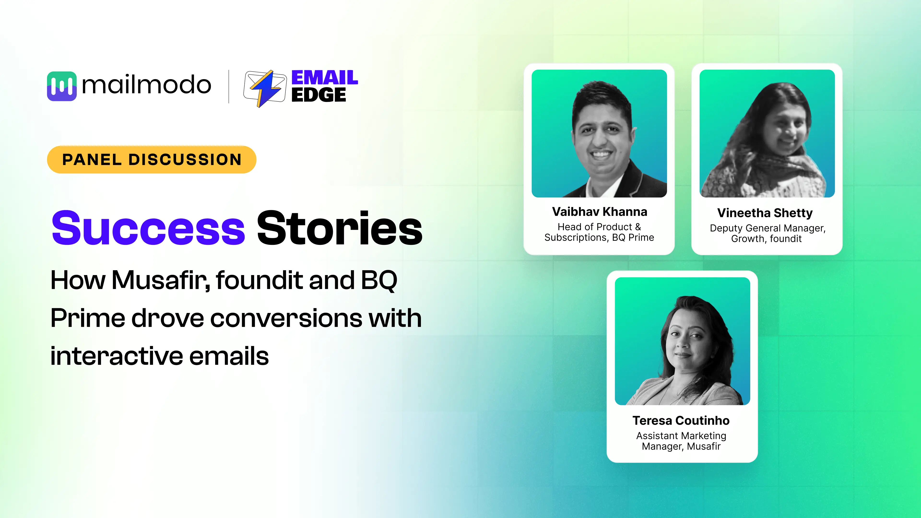 Success stories: How Musafir, Foundit and BQ Prime drove conversions with interactive emails