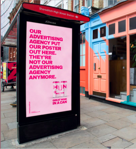 Clever billboard that uses context to create a bigger story - Swipe File