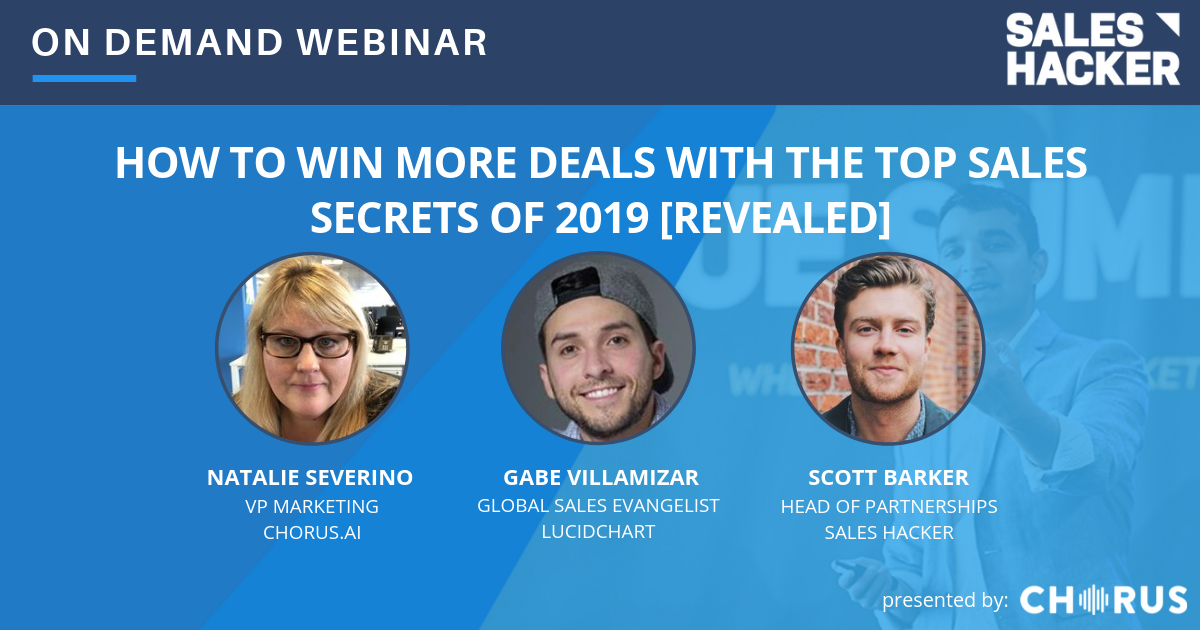 How to Win More Deals with the Top Sales Secrets of 2019 [Revealed]