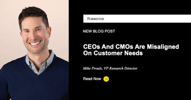 CEOs And CMOs Are Misaligned On Customer Needs