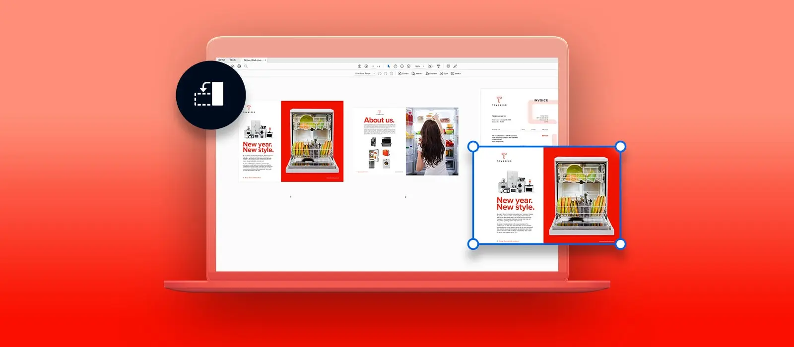 Rearrange, rotate, and delete PDF pages with Acrobat online services