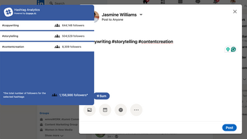 How to use LinkedIn hashtag analytics to boost content reach