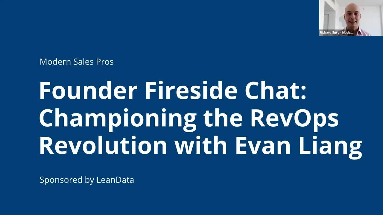 Founder Fireside Chat with LeanData: Championing the RevOps Revolution