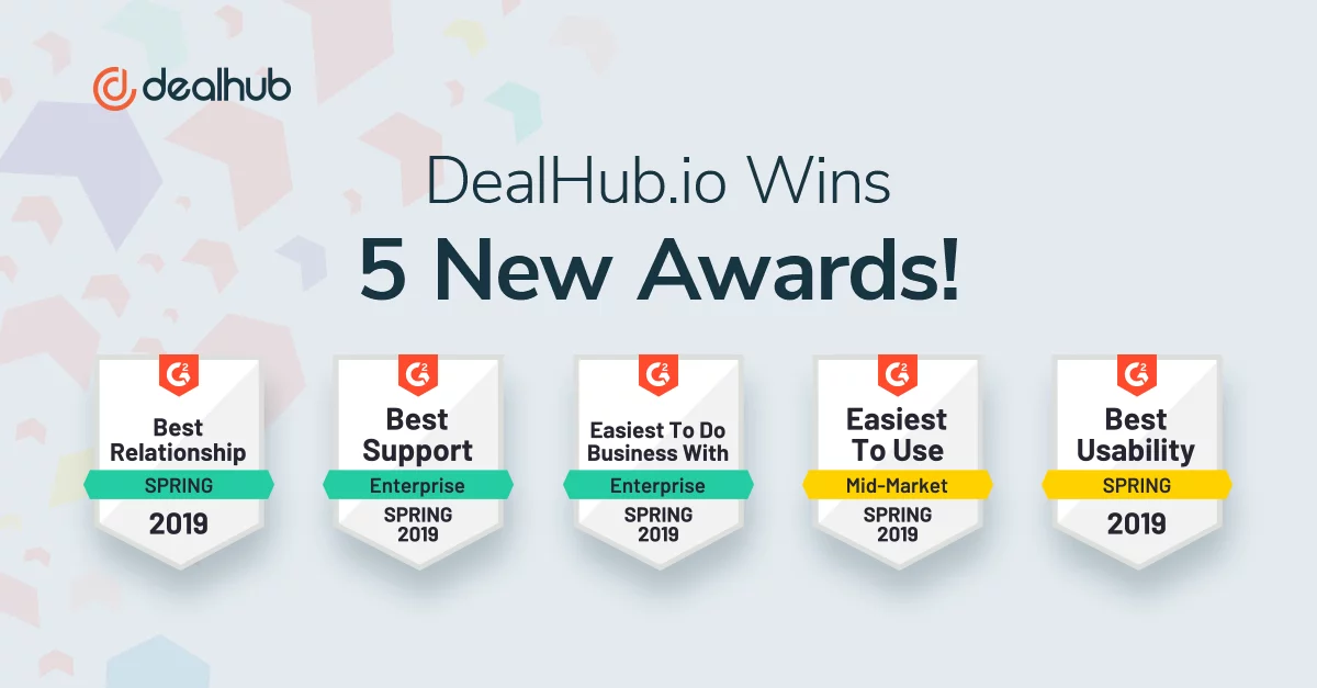 DealHub.io Wins 5 New G2 Crowd Awards for CPQ