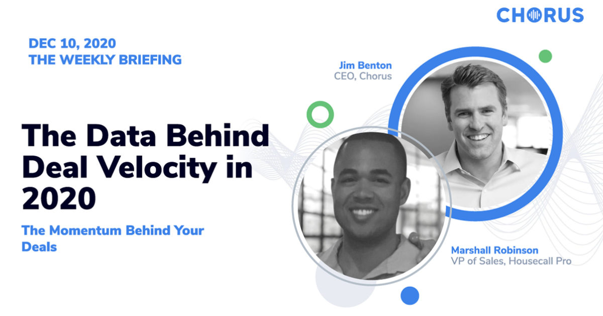 The Data Behind Deal Velocity in 2020